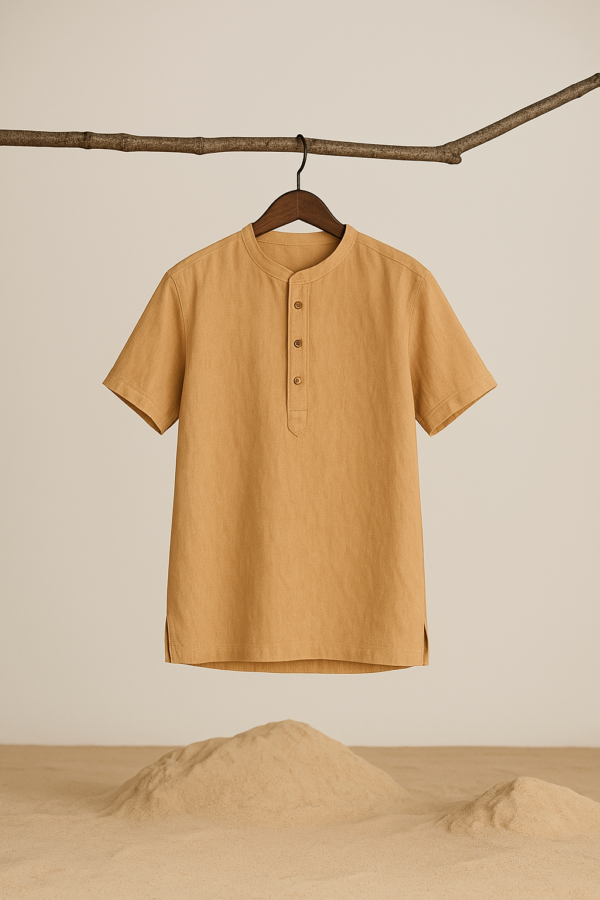Chemise Tona col rond Homme à manches courtes – Image 3