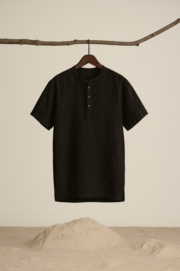 Chemise Tona col rond Homme à manches courtes – Image 2