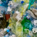 Pile of assorted plastic waste highlighting recycling and sustainability efforts.